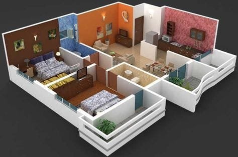 2 BHK flat for sale